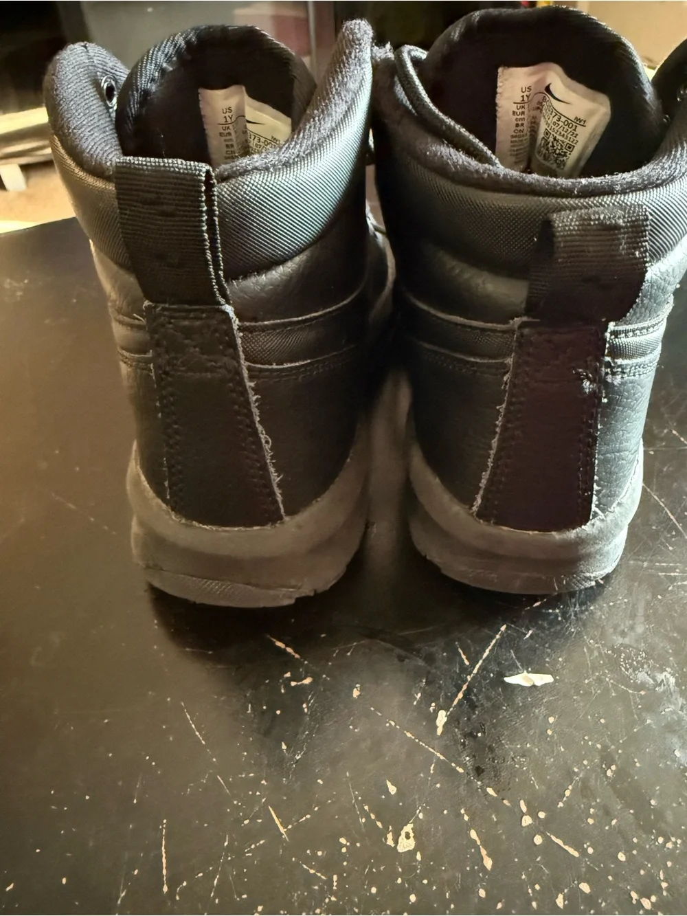 Nike Kids Black High-Top Sneakers